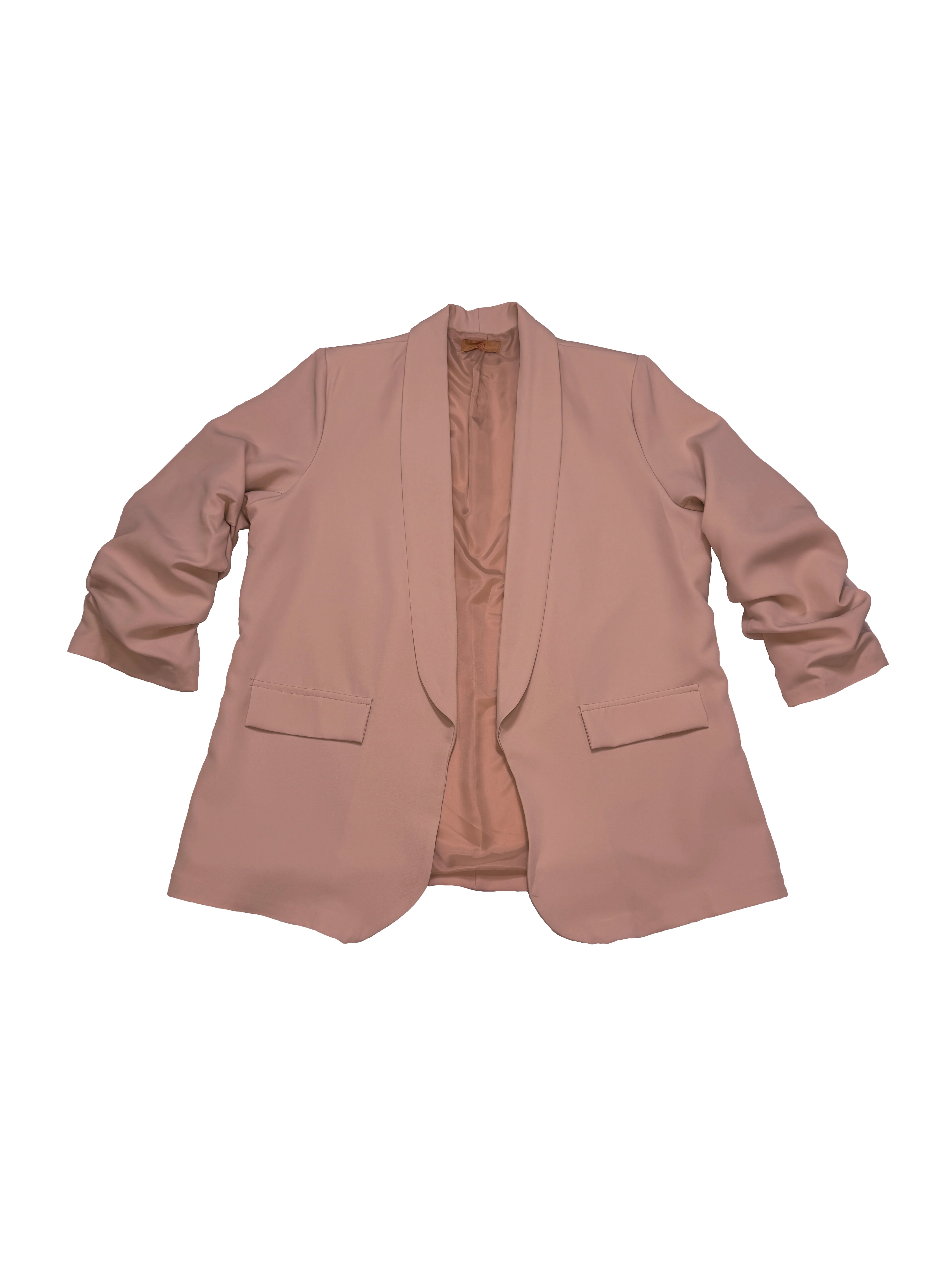 Ženski sako - puder roza