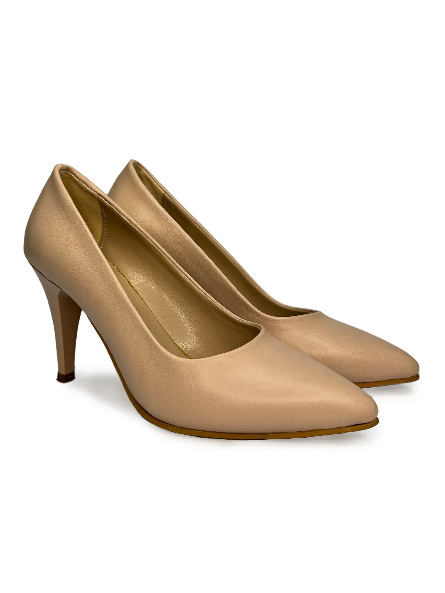 Krem salonke sa nižom štiklom 