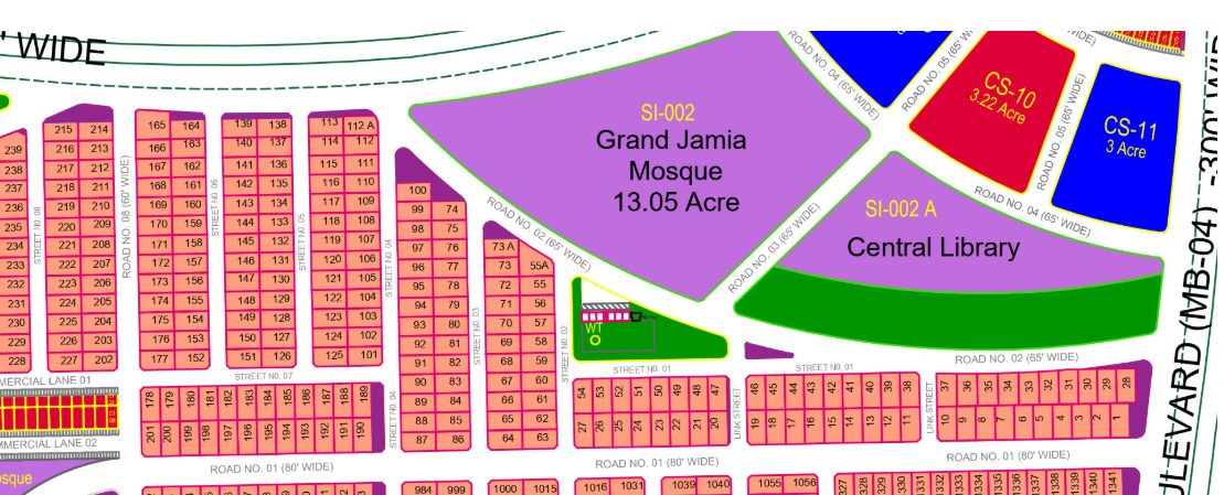 1 Kanal Plot for Sale in DHA Multan Sector I