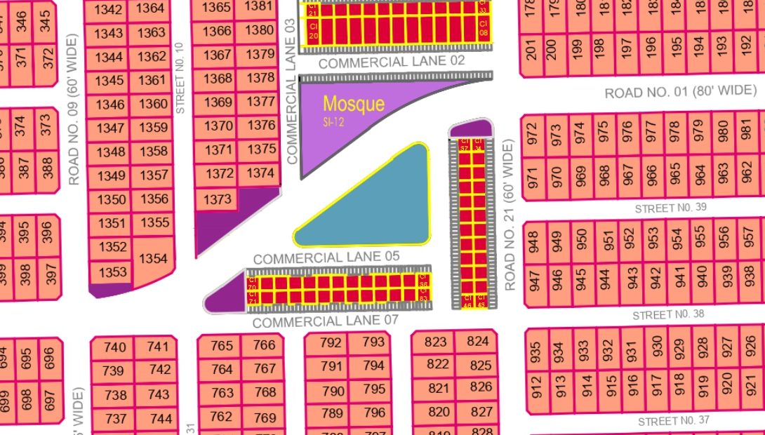 8 Marla Commercial Plot for Sale in DHA Multan Sector-I