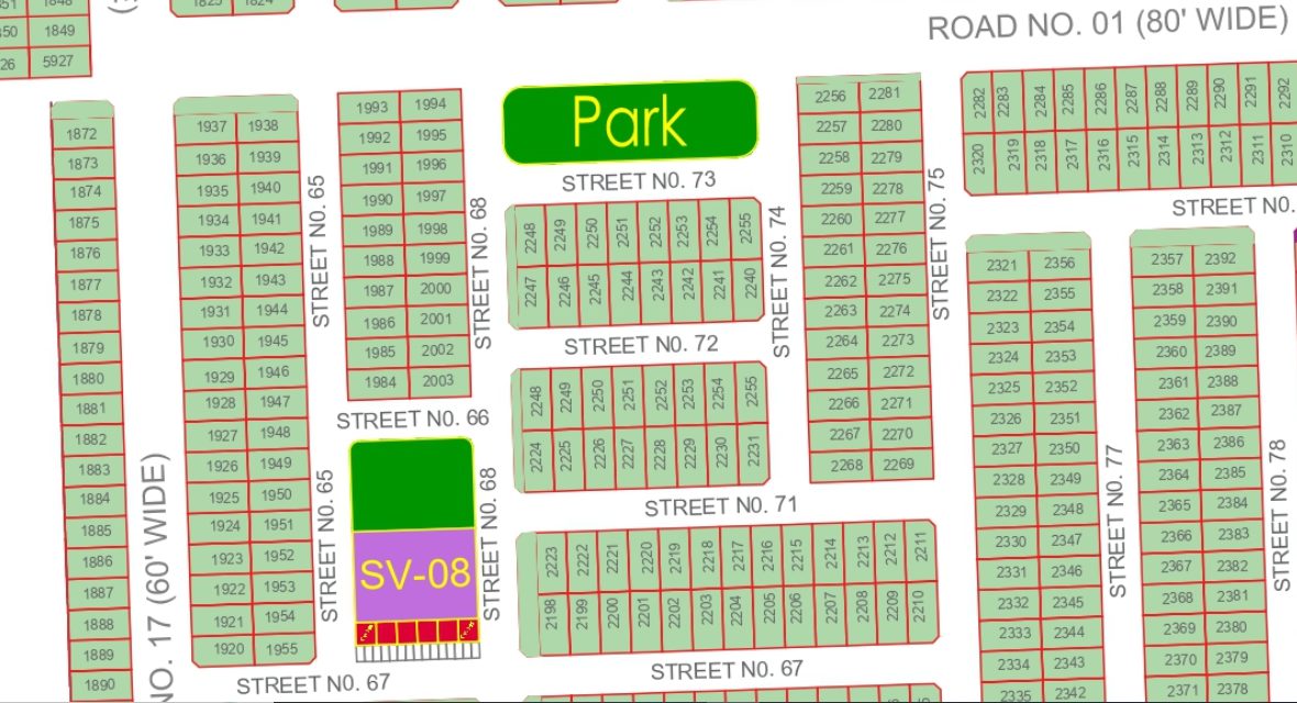 8 Marla Residential Plot for Sale in DHA Multan Sector V