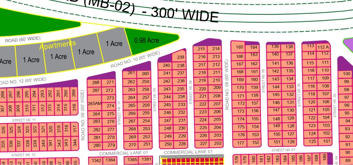 1 Kanal Plot for Sale in DHA Multan Sector I