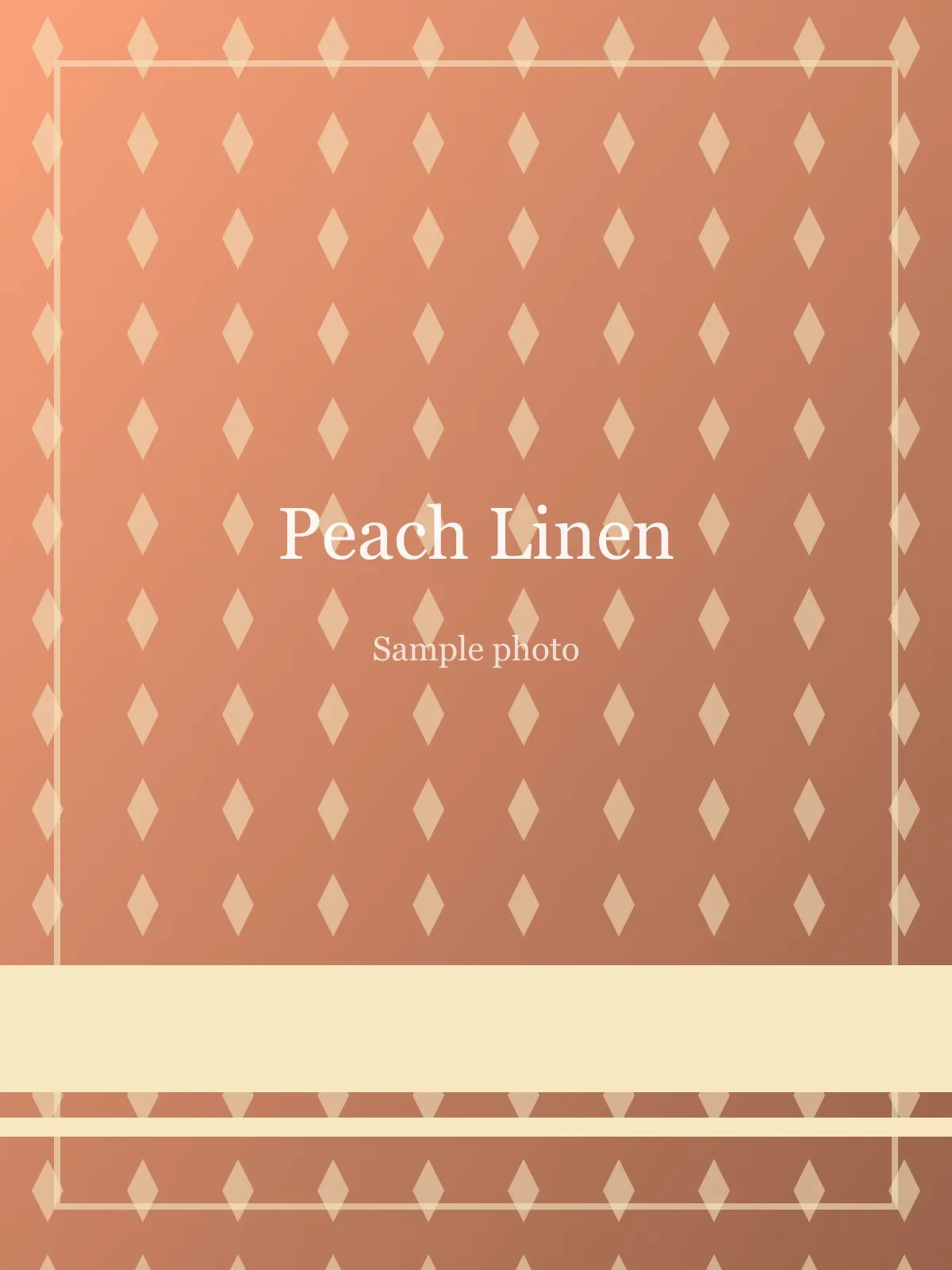 Peach Classic Stripe Linen Saree Peach Linen saree