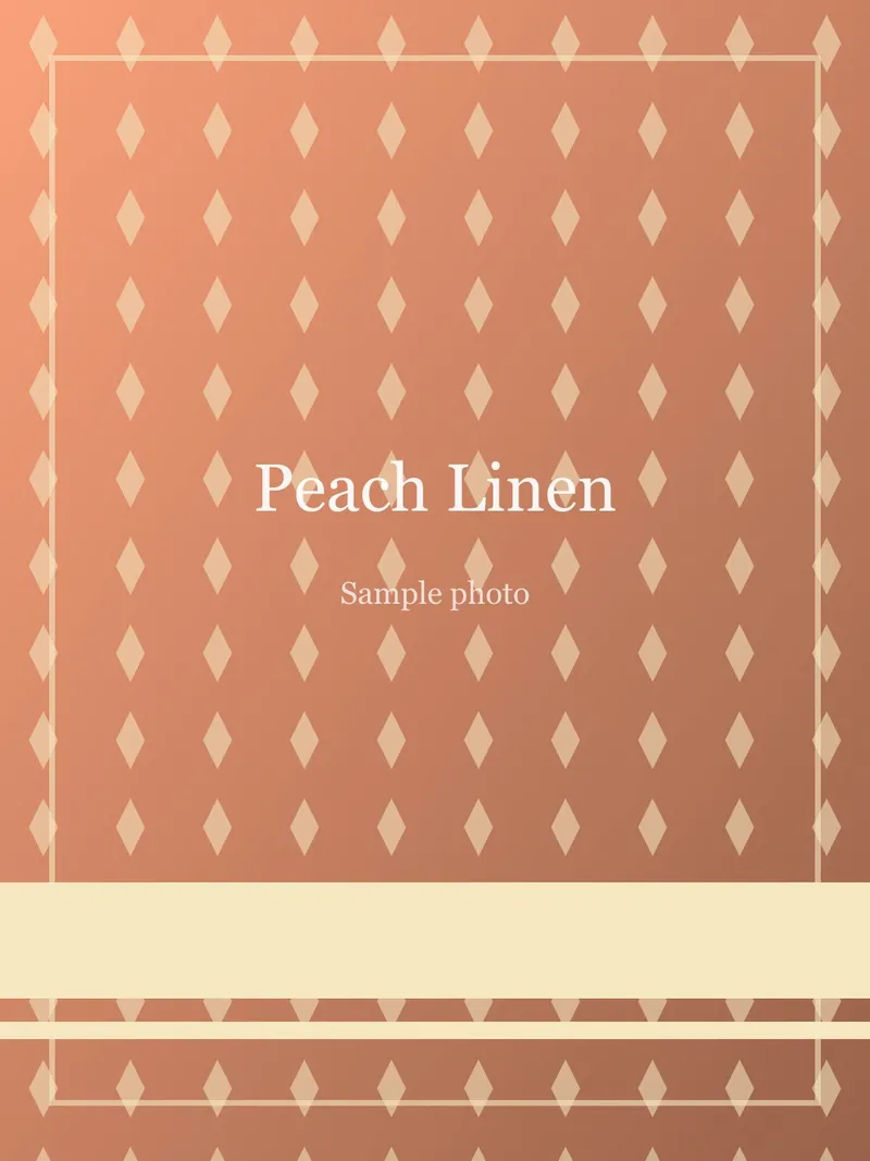 Peach Classic Stripe Linen Saree Peach Linen saree