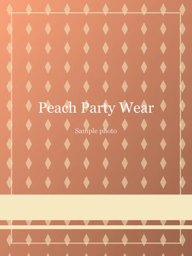 Peach Sequin Georgette Saree Peach Georgette saree
