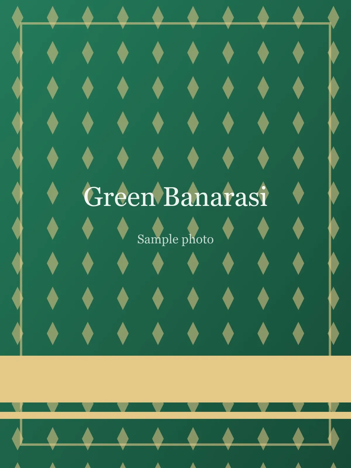 Green Kadhwa Buti Banarasi Saree Green Banarasi Silk saree