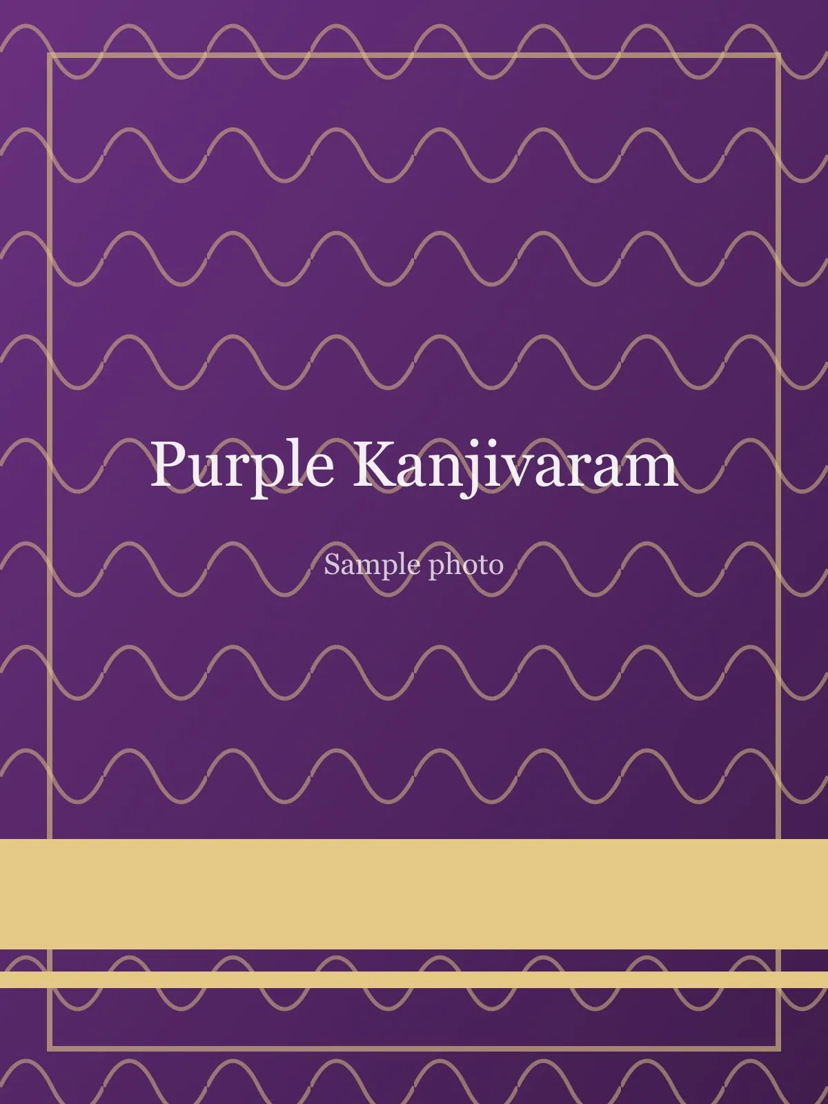 Purple Gold Zari Kanjivaram Saree Purple Pure Silk saree