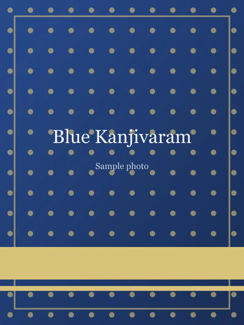 Blue Korvai Silk Kanjivaram Saree Blue Pure Silk saree