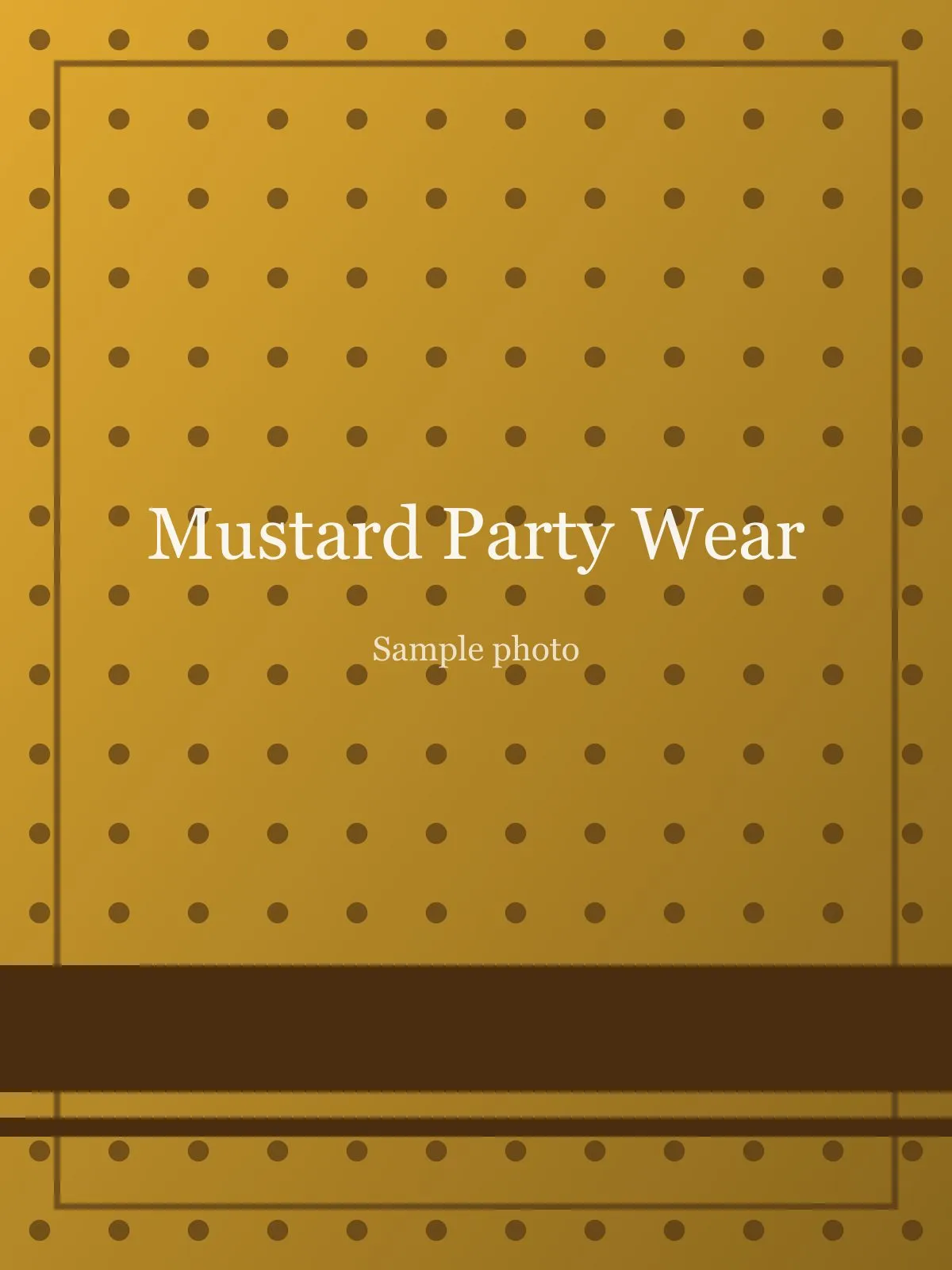 Mustard Satin Drape Saree Mustard Georgette saree