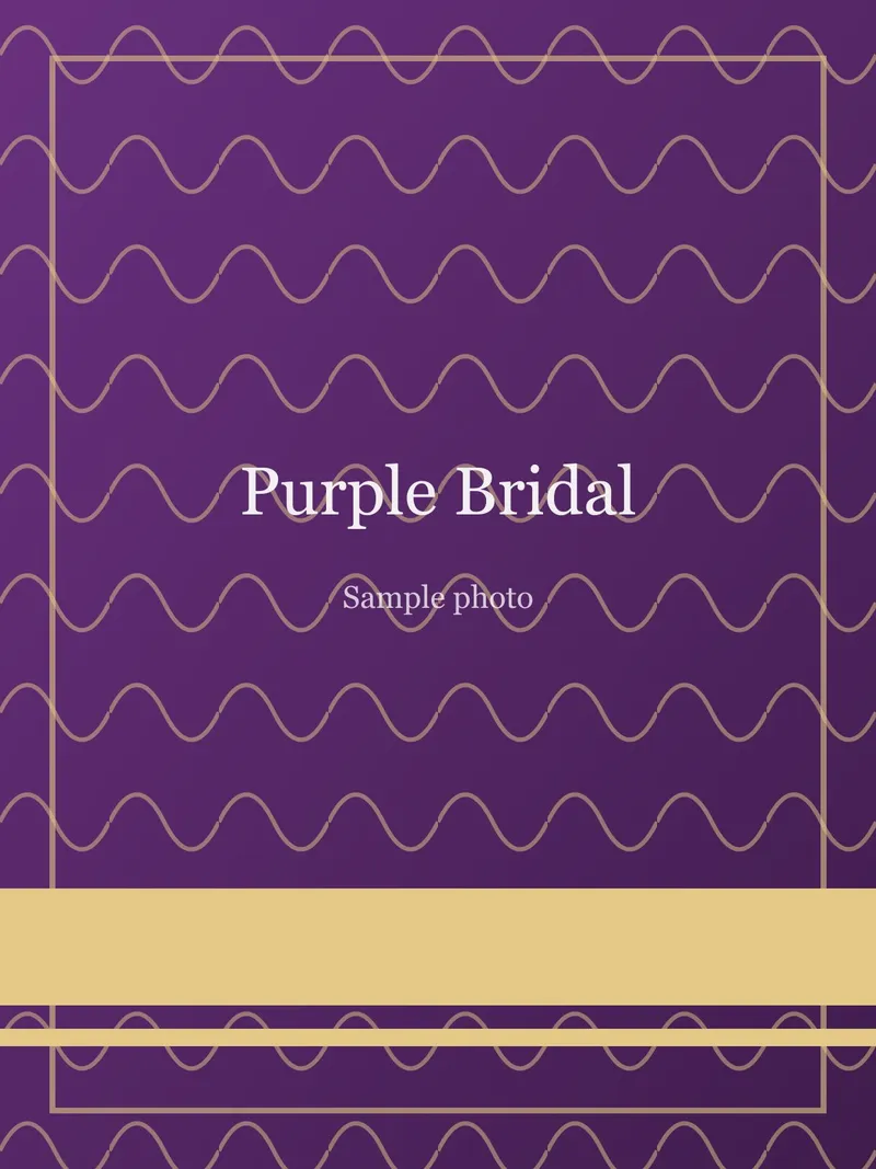 Purple Trousseau Silk Saree Purple Pure Silk saree