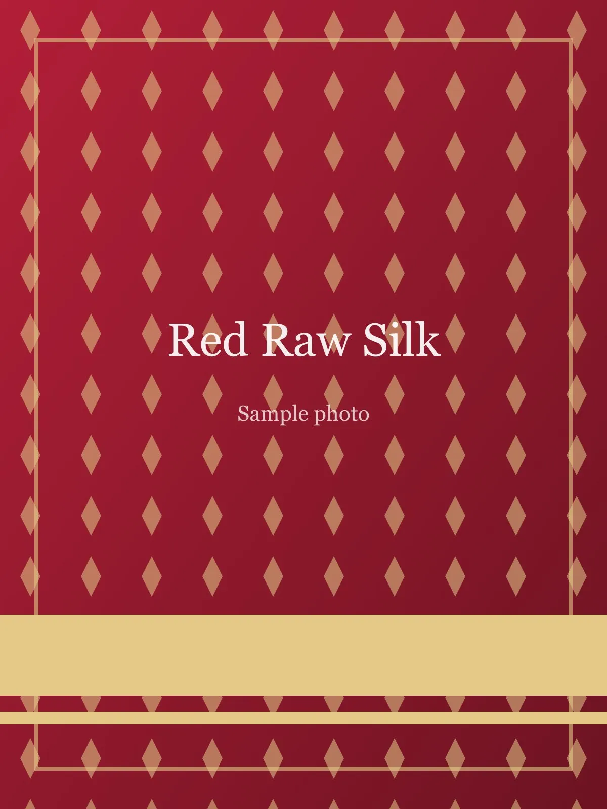 Red Wine Weave Raw Silk Saree Red Raw Silk saree