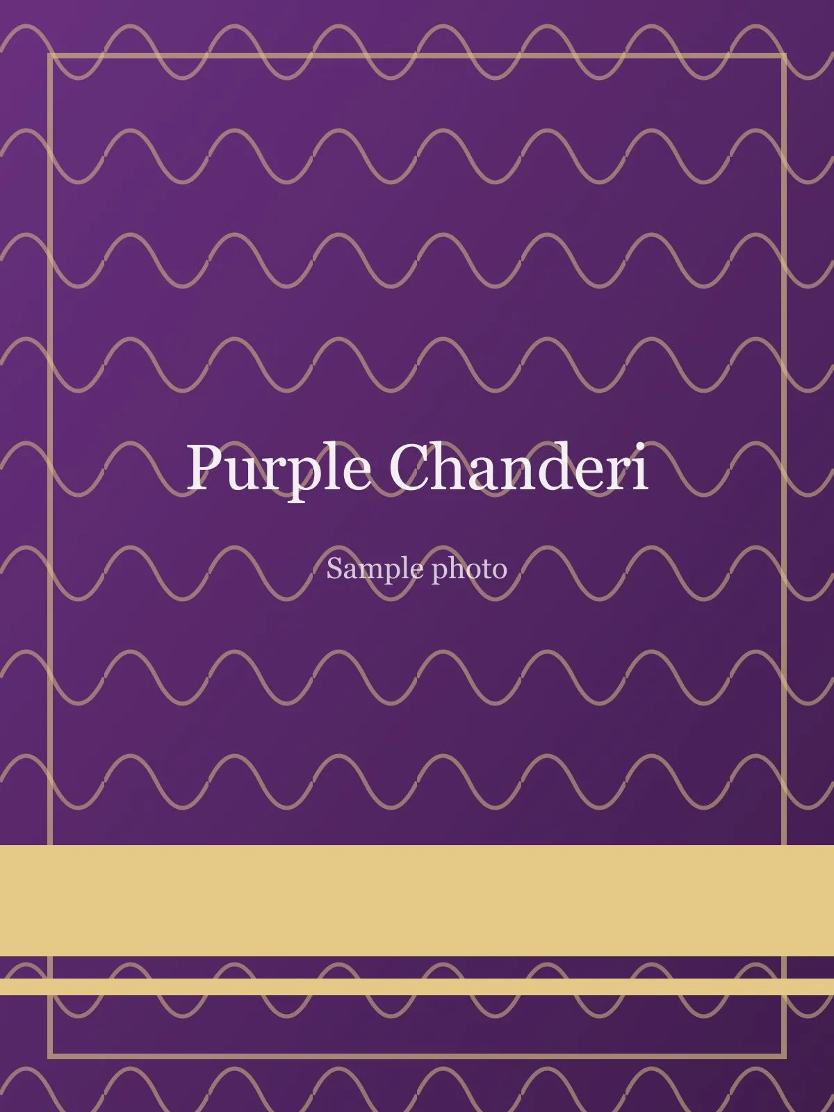 Purple Tissue Chanderi Chanderi Saree Purple Chanderi saree