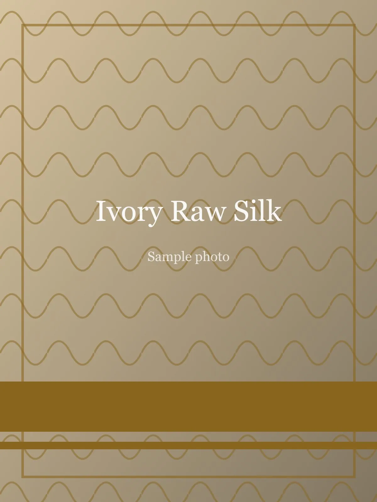 Ivory Thread Work Raw Silk Saree Ivory Raw Silk saree