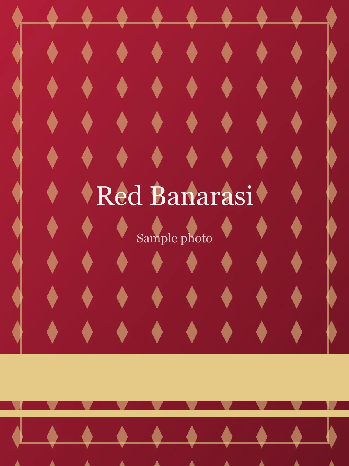 Red Katan Silk Zari Banarasi Saree Red Banarasi Silk saree