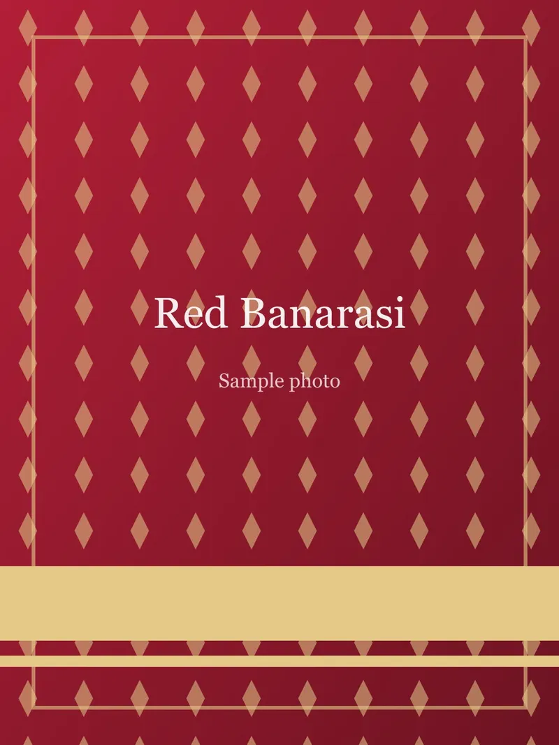 Red Katan Silk Zari Banarasi Saree Red Banarasi Silk saree