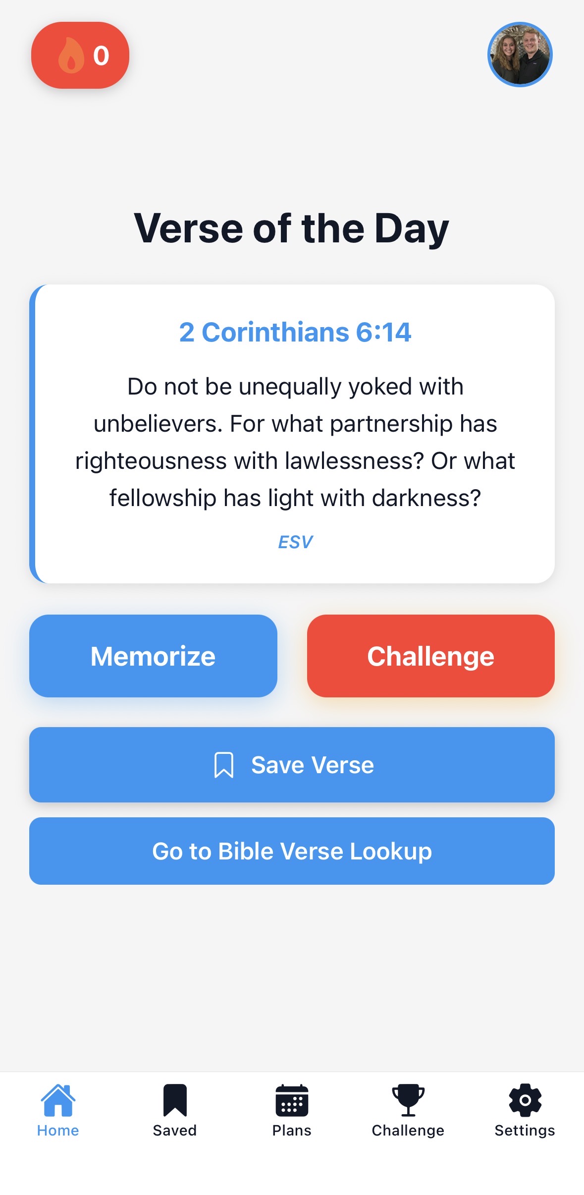 Interactive verse learning interface with fill-in-the-blanks
