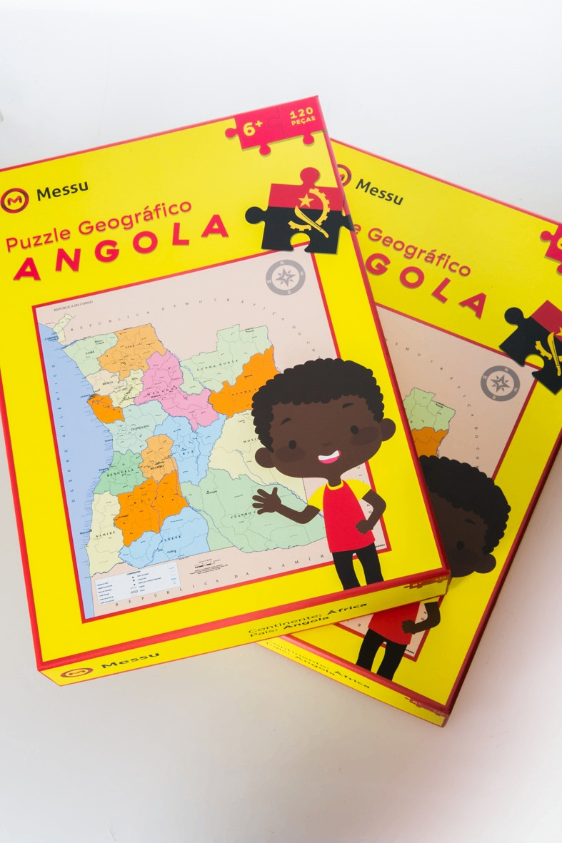 Puzzle Geográfico Mapa de Angola (6+) (120 Peças) (Actualizado - 21 Províncias) image
