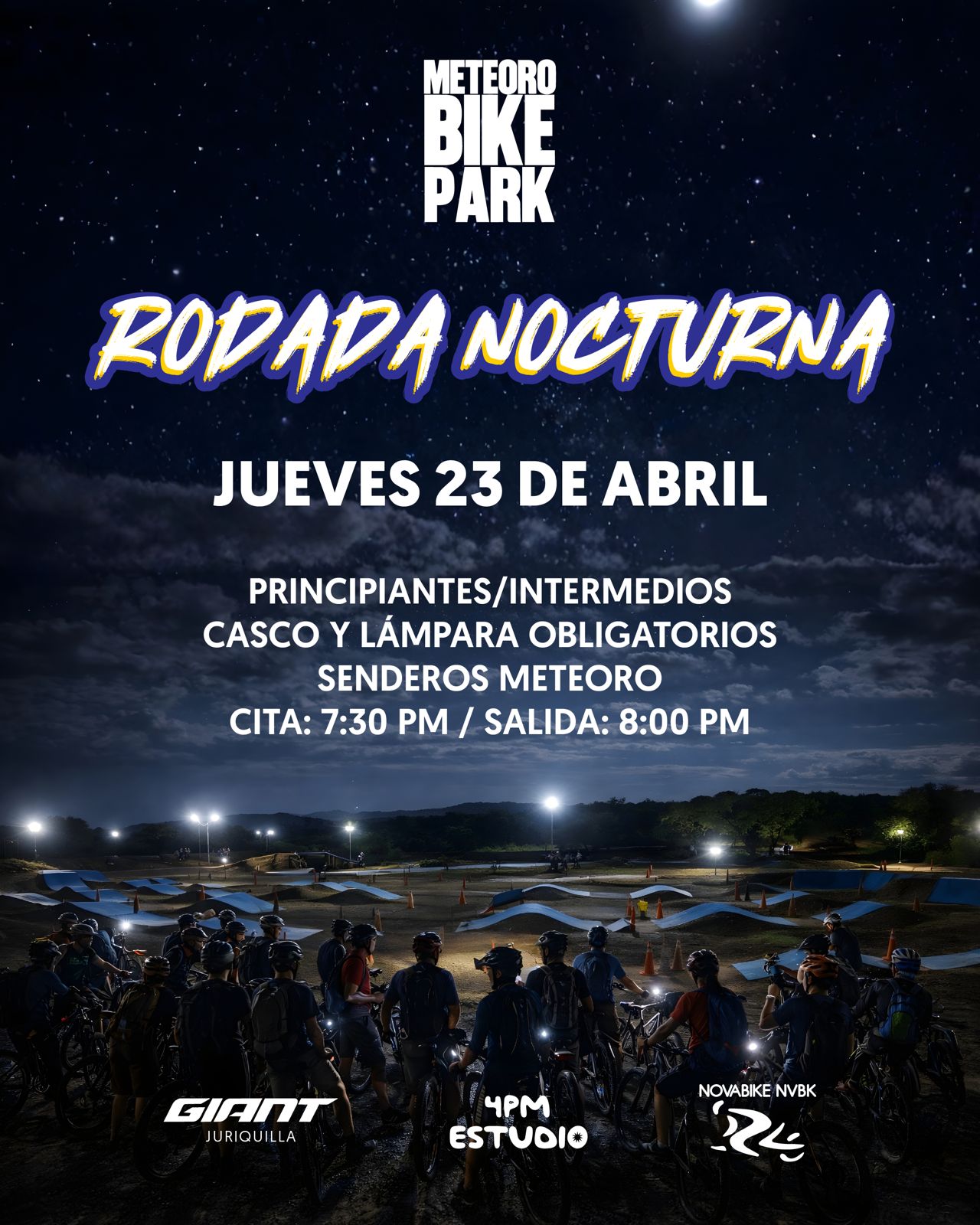 Rodada Nocturna Giant - Meteoro Bike Park