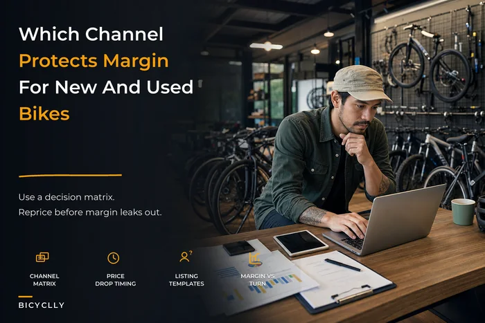 Don’t Let Listings Erode Margin: A Channel Decision Matrix and Repricing Rules for New & Used Bikes