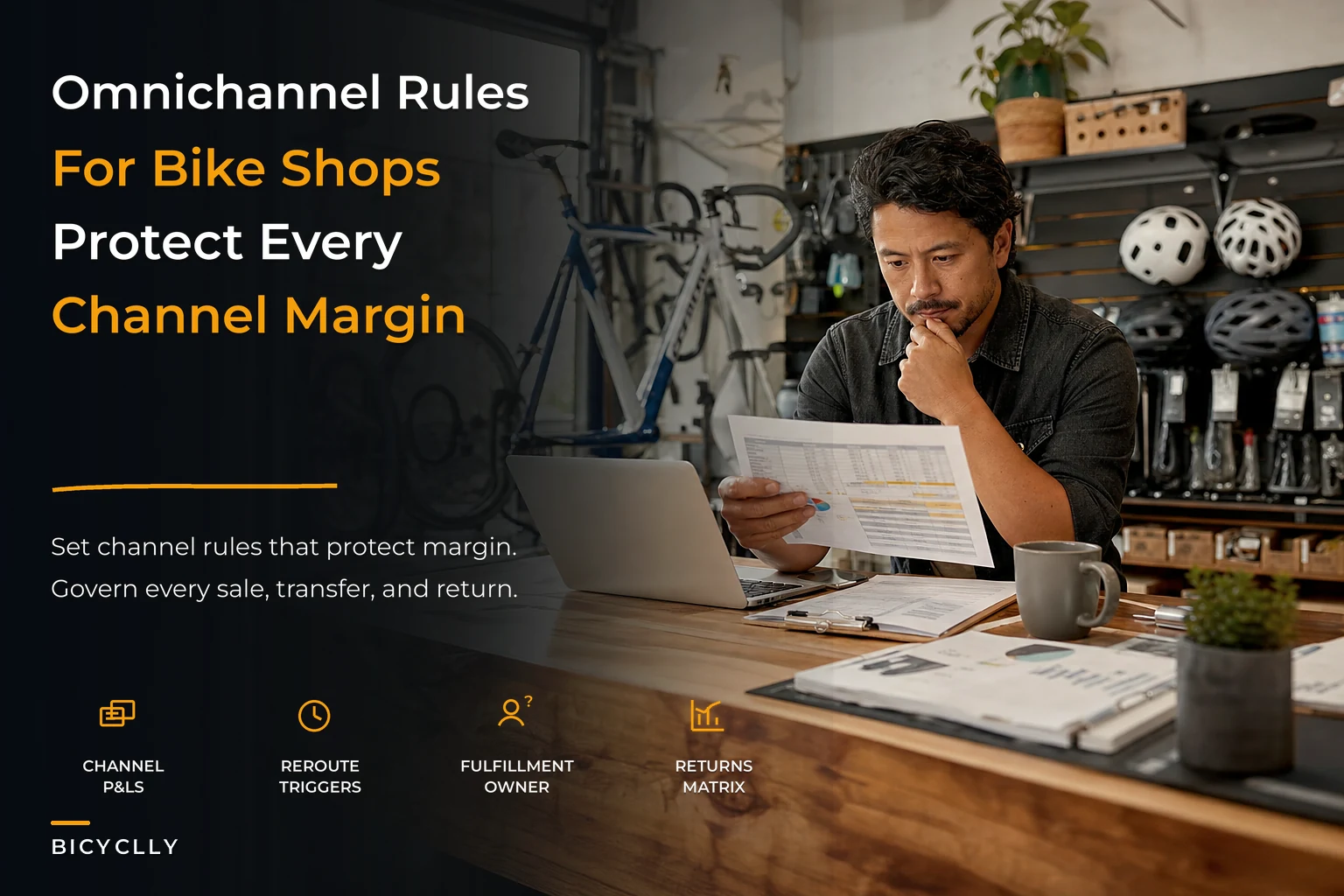 Omnichannel Commercial Rules and Channel P&Ls for Bike Shops