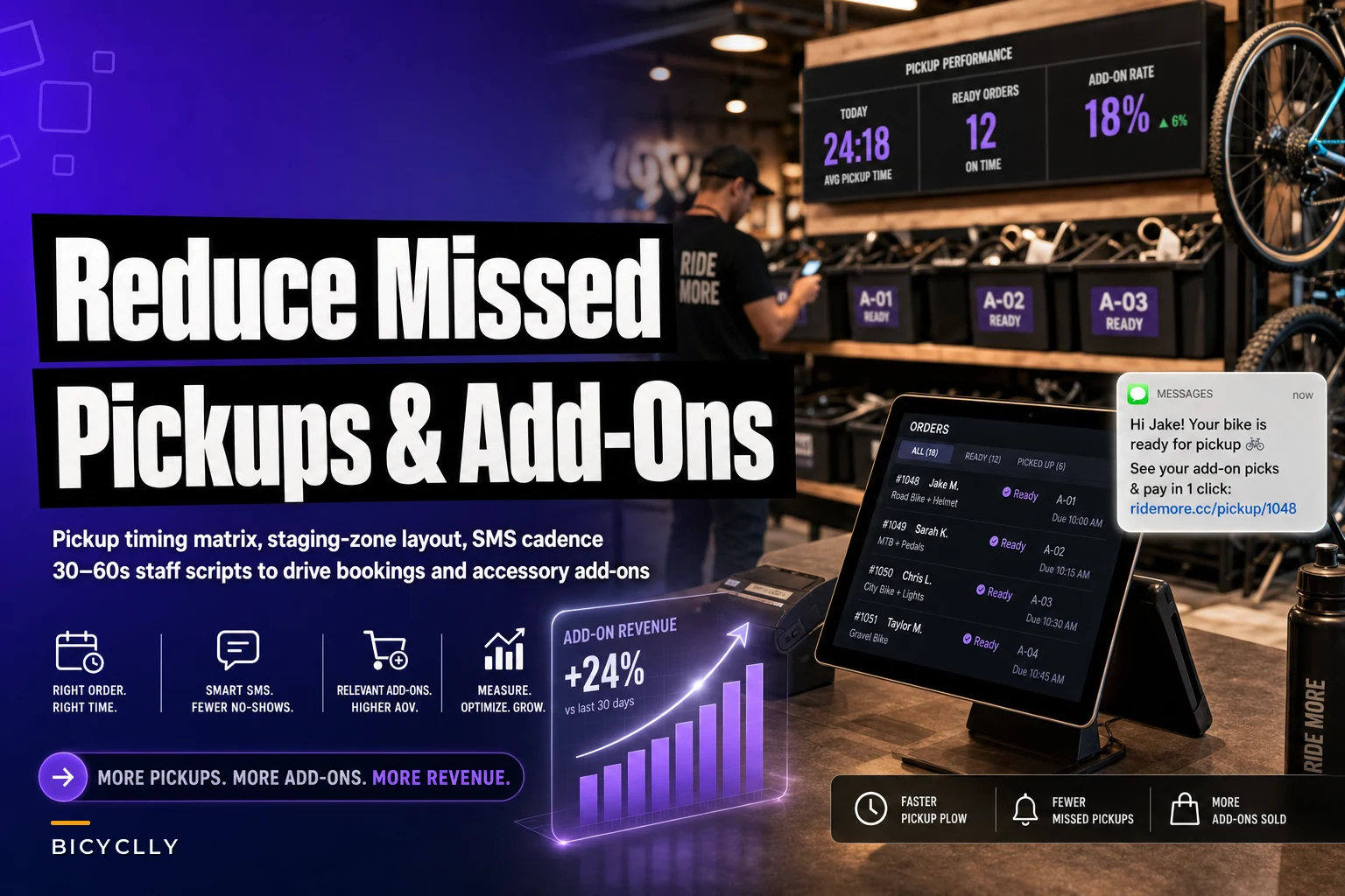 Reduce Missed Pickups and Increase Add‑Ons: A Click‑and‑Collect Pickup Workflow for Bike Shops