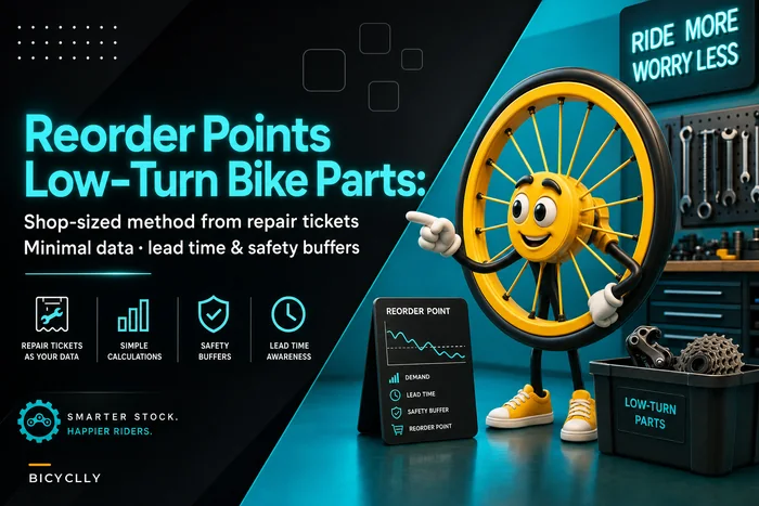 Reorder Points for Low‑Turn Bike Parts: A Shop‑Sized Method Using Repair Tickets