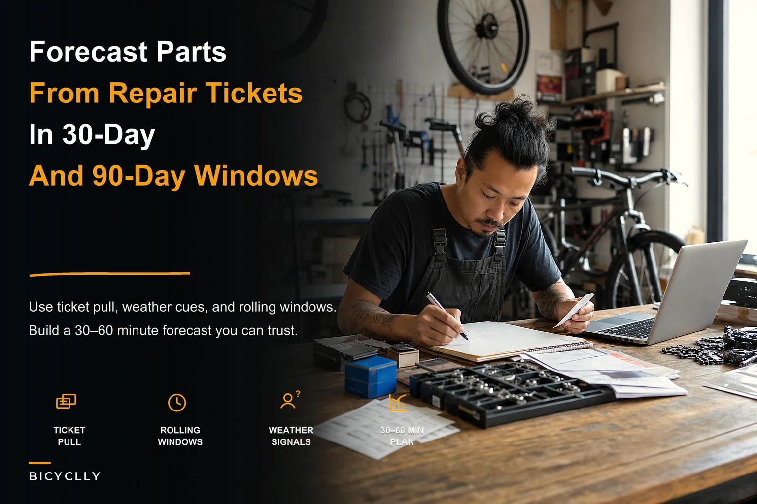 Seasonal Bike Shop Inventory Forecasting: A Compact, Ticket‑Driven Playbook