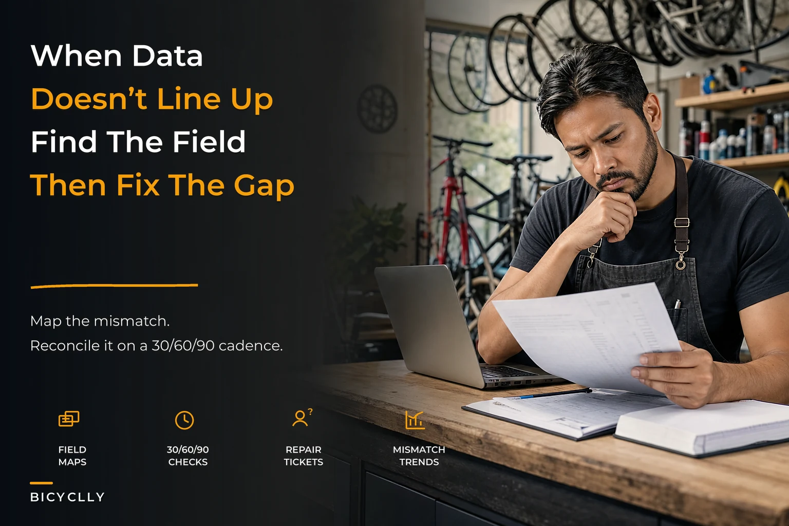 When POS, Inventory and Accounting Don't Match: A Shop‑Sized Data‑Mapping Spec and 30/60/90 Reconciliation Routines