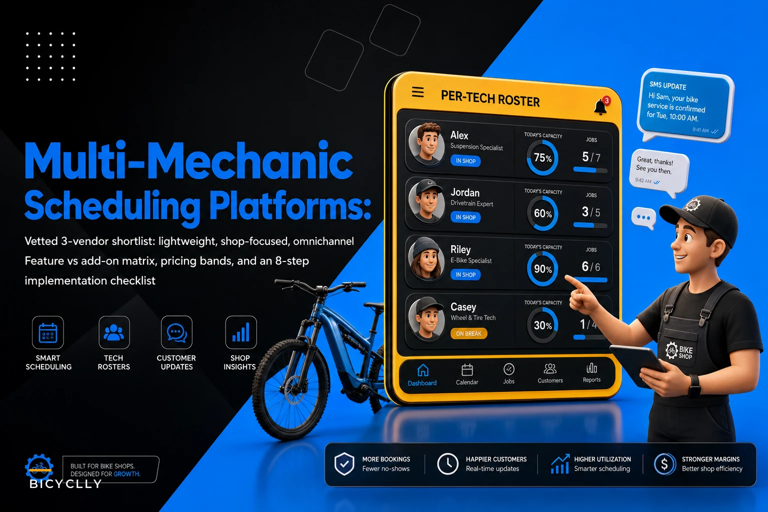 Which Scheduling Platform for Multi‑Mechanic Bike Shops? 3 Recommended Vendors + Implementation Checklist