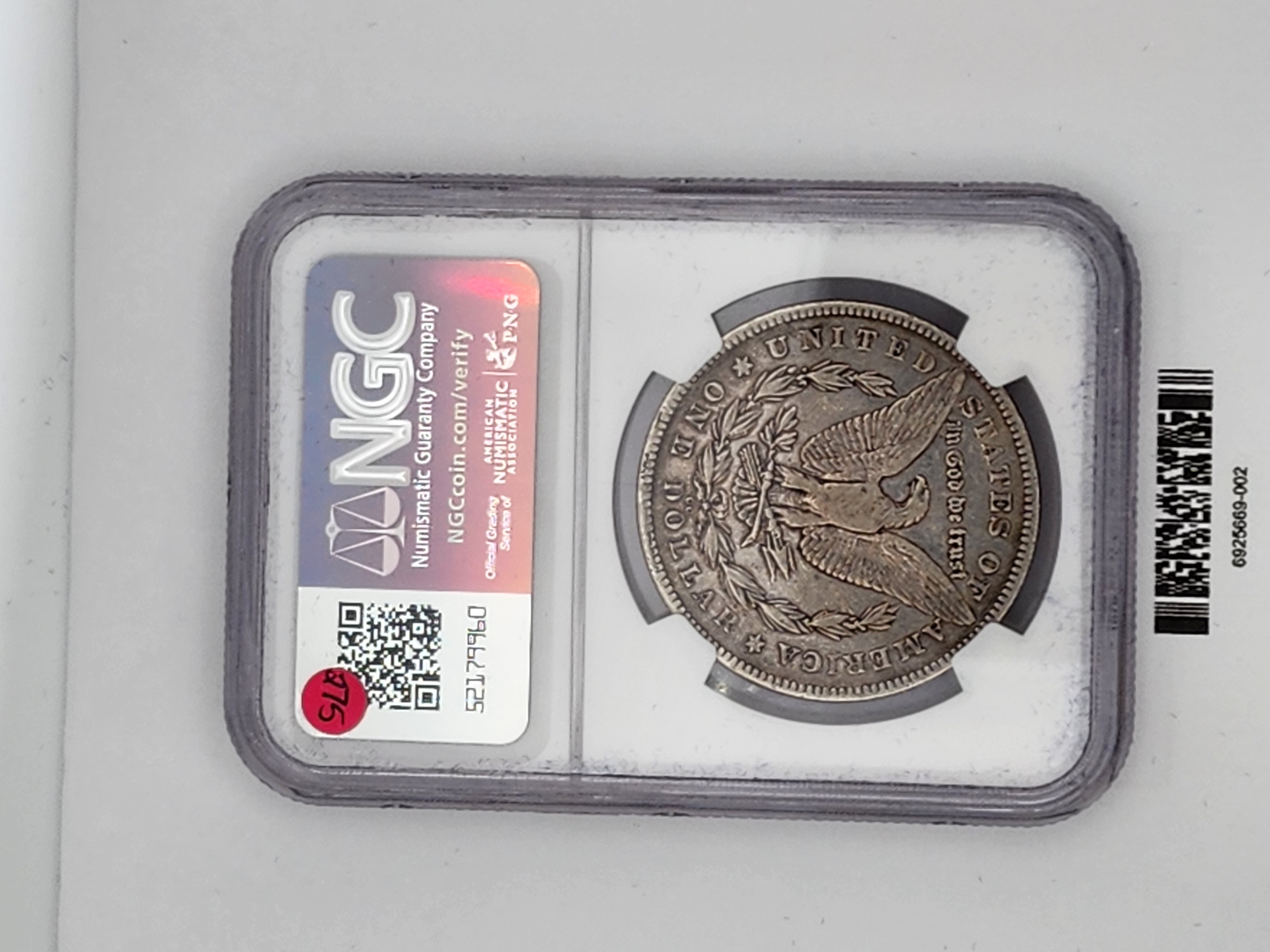 1878 CC Morgan Dollar VF30 image 2