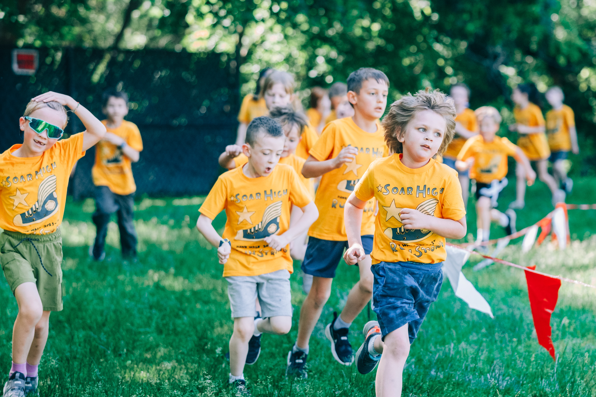 Kids running