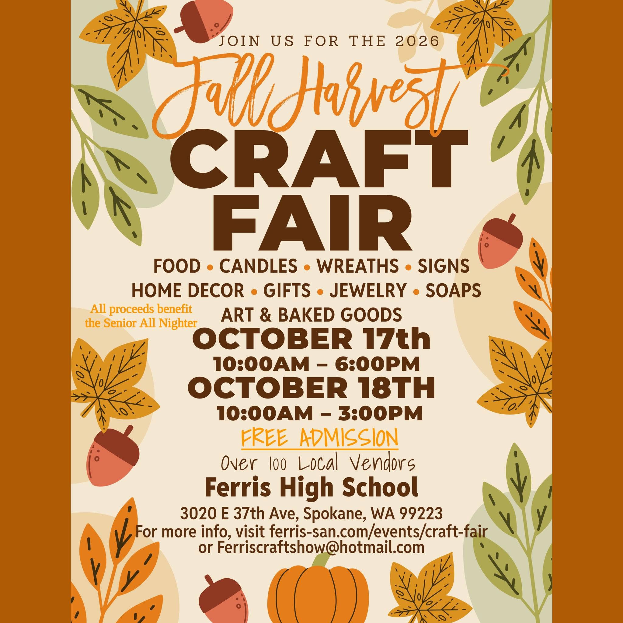craft fair flier
