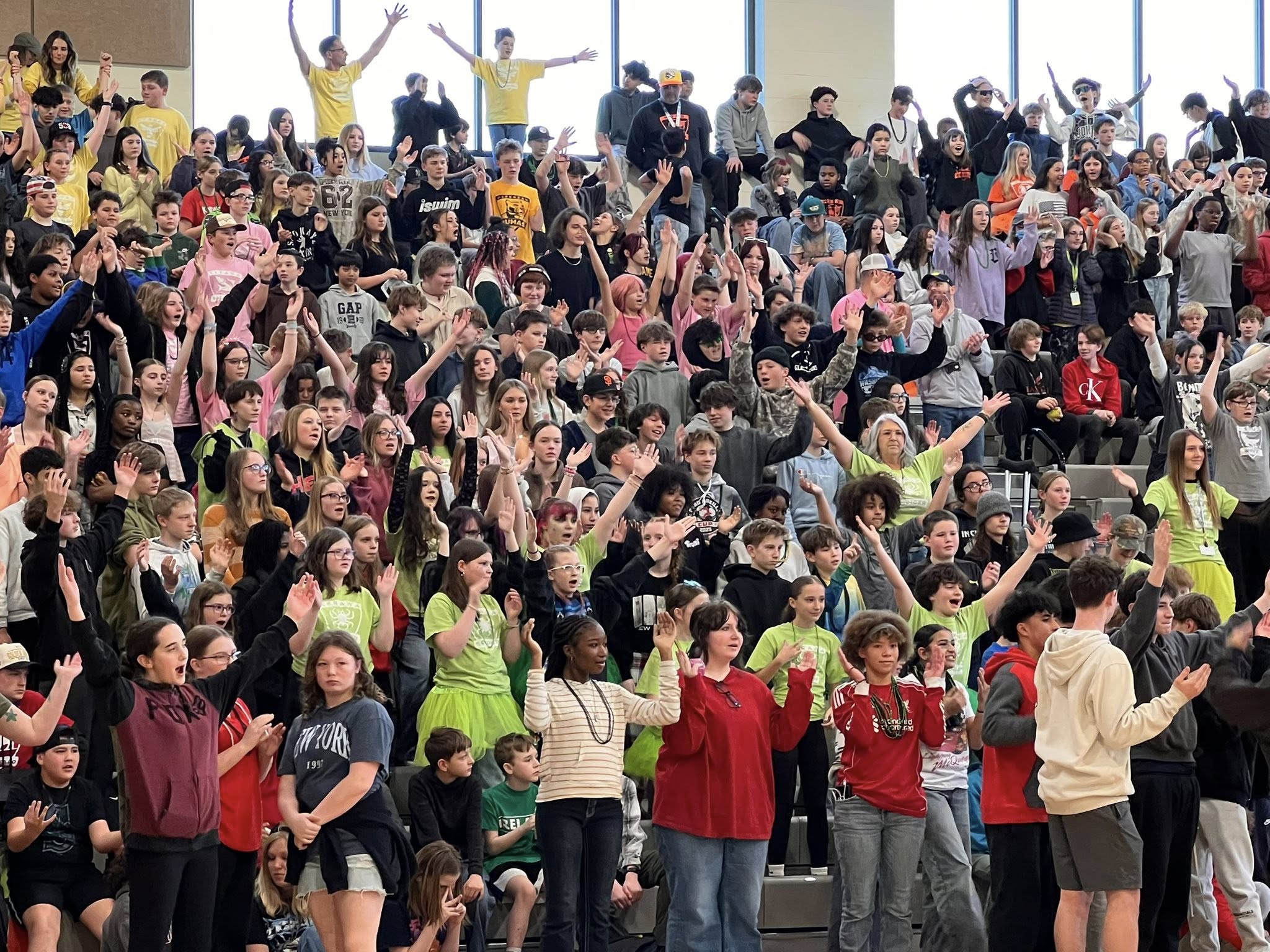 Peperzak Middle School students