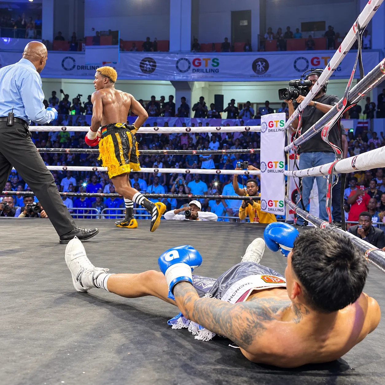 Theo Lopez Allotey fights Facundo David Garcia of Argentina on September 19 at the Bukom  Boxing Arena