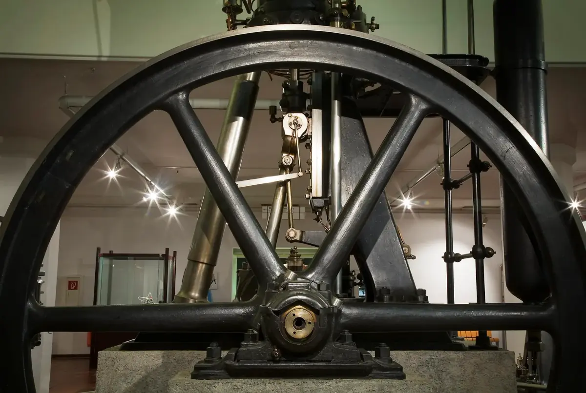 An early Diesel engine on display at the Deutsches Museum in Munich. (Photo: Jorge Royan, CC BY-SA 3.0, via Wikimedia Commons)