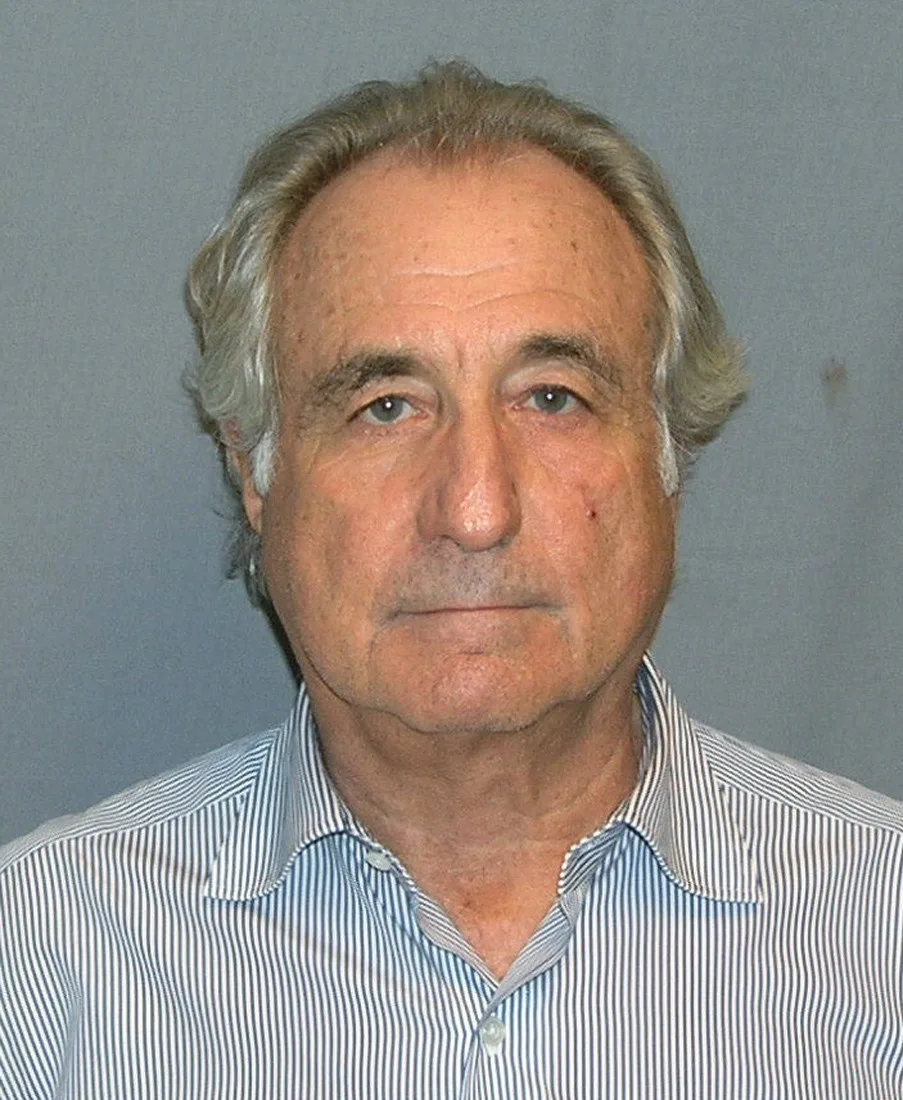 Bernard Madoff's 2009 mugshot. (Photo: U.S. Department of Justice, public domain, via Wikimedia Commons)