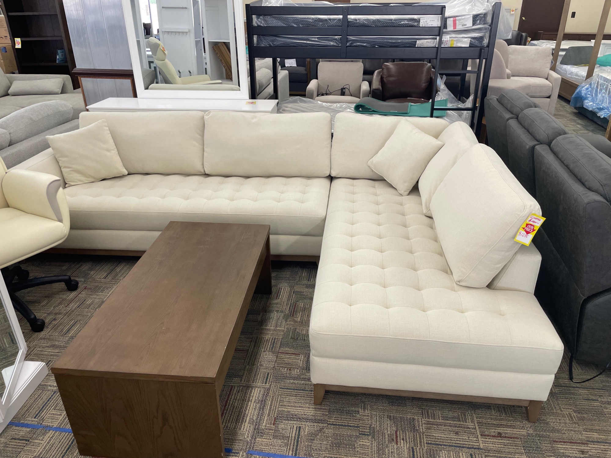 BRYOR FABRIC SECTIONAL