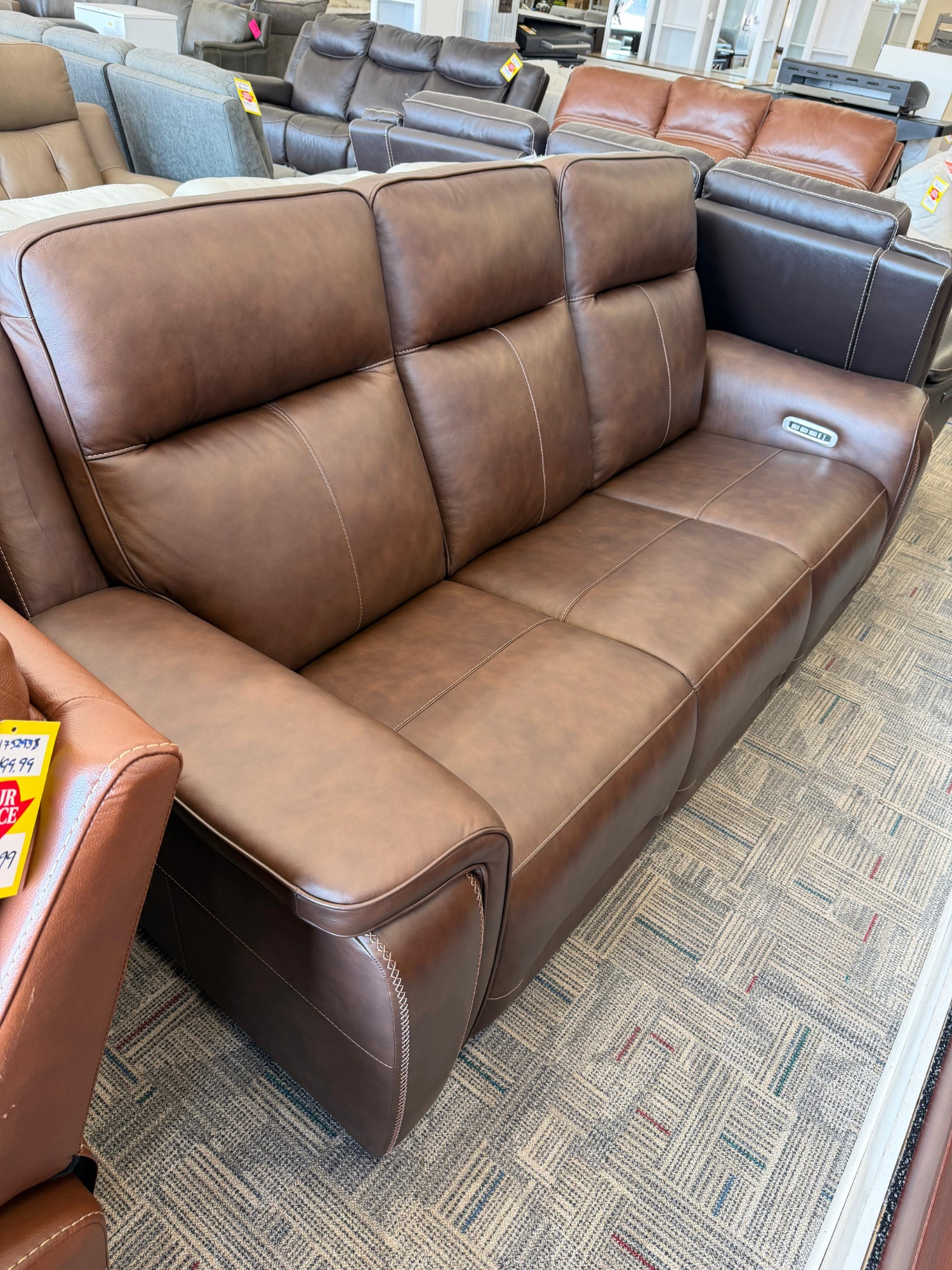 GRIFFIN LEATHER PWR SOFA