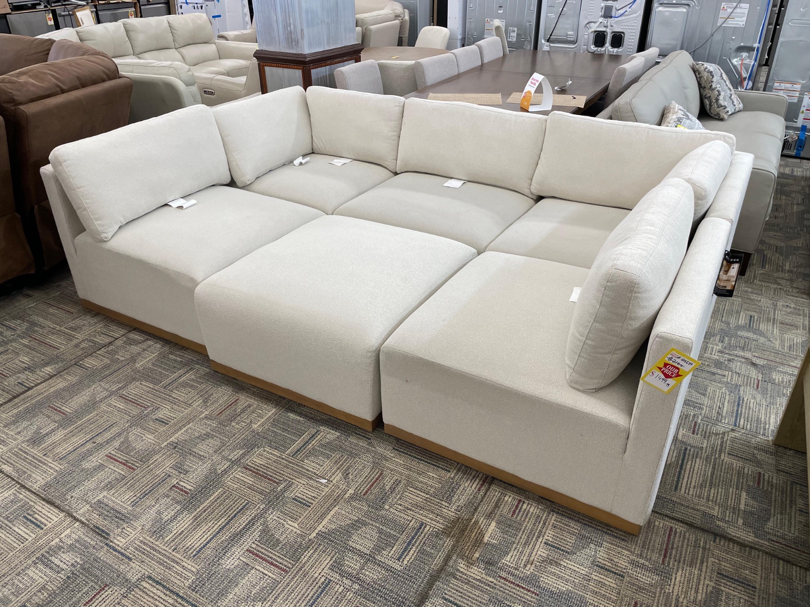 HENREDON 6P FAB SEC CREAM — photo 2