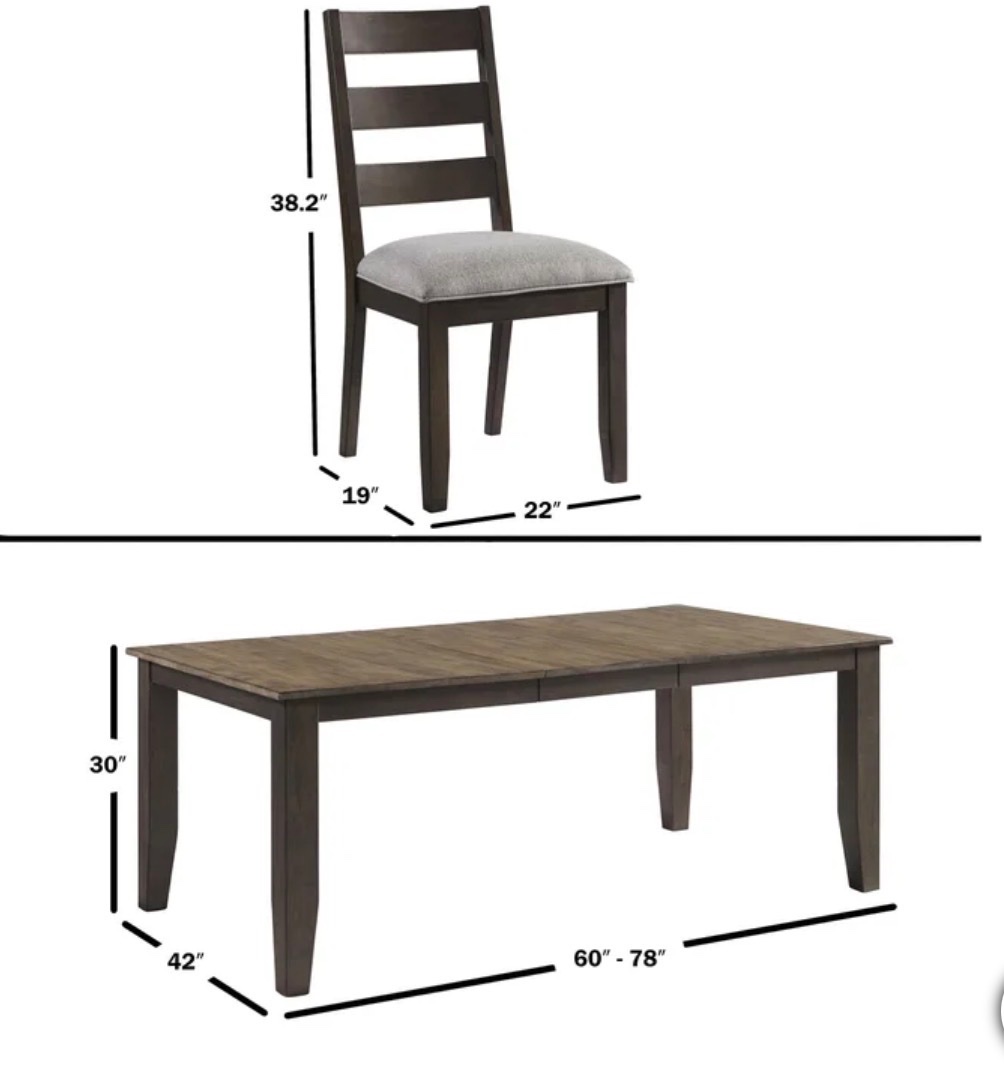 MIDTOWN 7PC DINING SET @P — photo 3