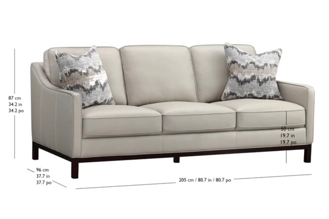 CONCISE LEATHER SOFA — photo 3