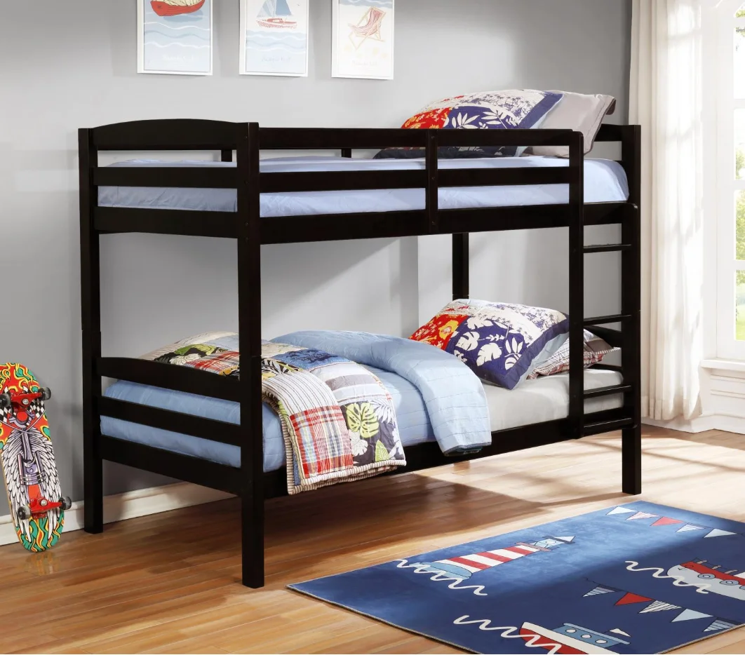 Twin Size Bunk Bed - Wood