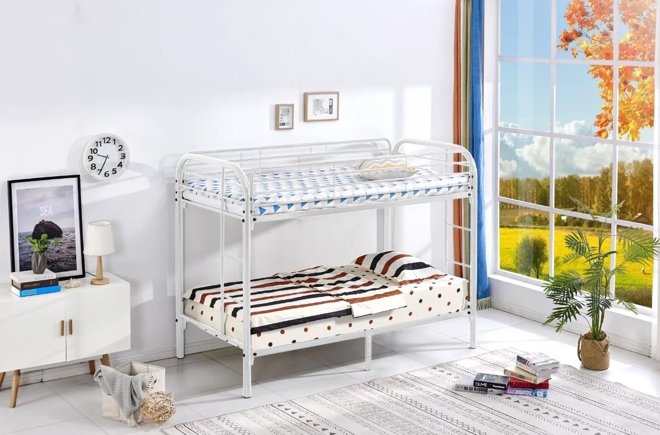 Twin Size Bunk Bed - Metal — photo 2