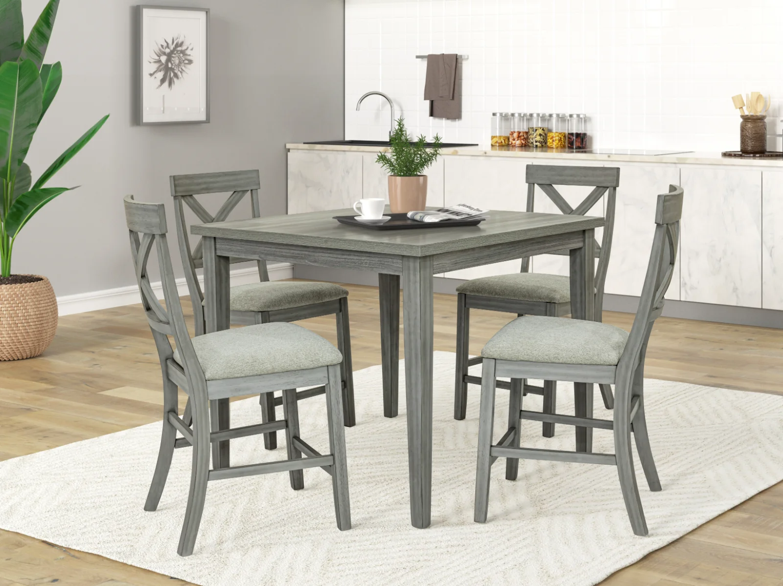 Miral - 5PC Pub Table Set