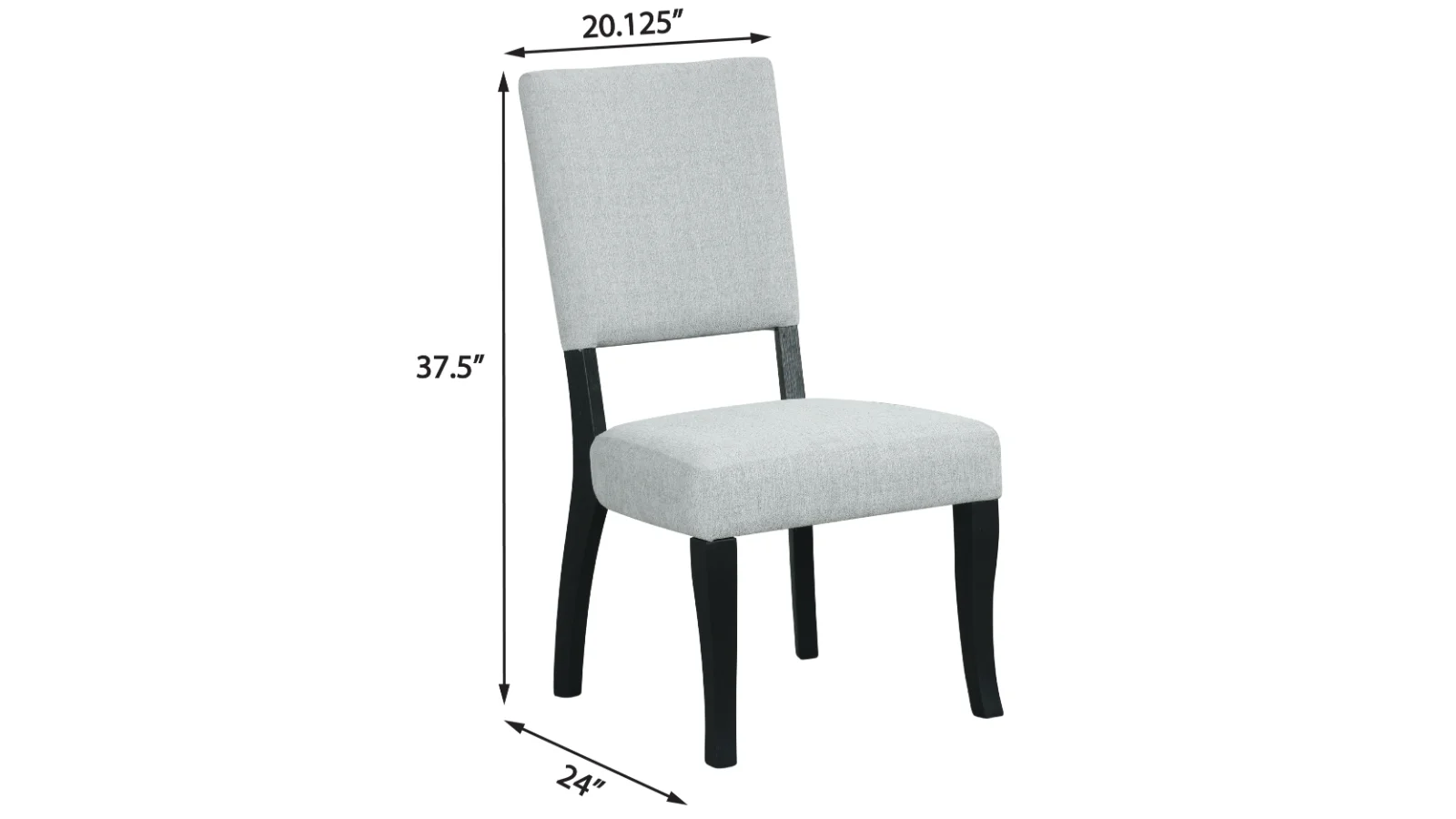 White 7PC Dining Set, Dining Table & 6 Chairs — photo 4