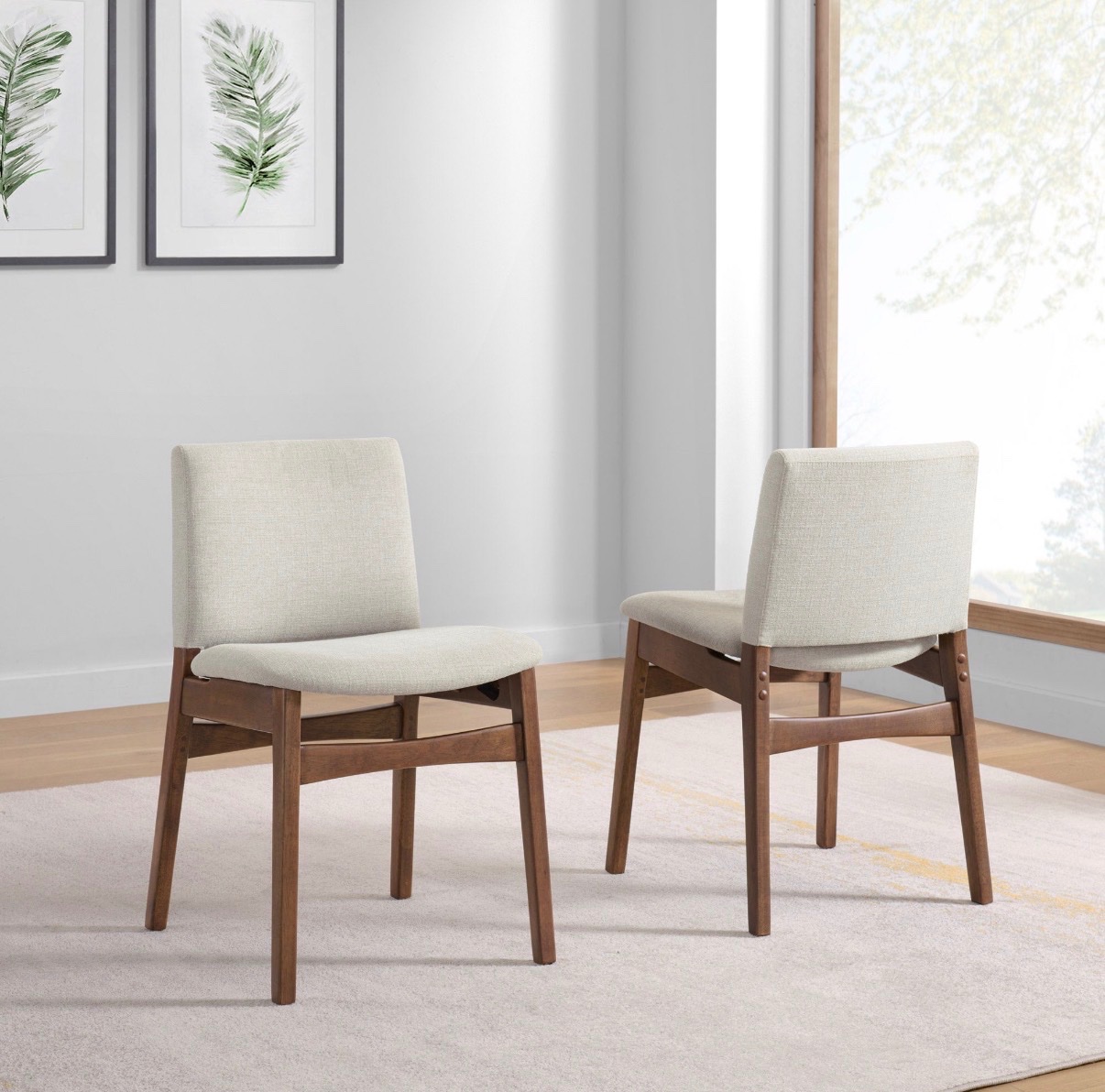 Stella beige chairs 2pk