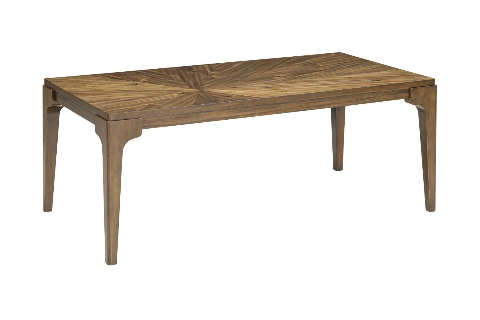Langford - 7PC Dining Set, Solid Rubber Wood, MDF, Acaica Veneer, Plywood, Fabric, Brown Each — photo 3