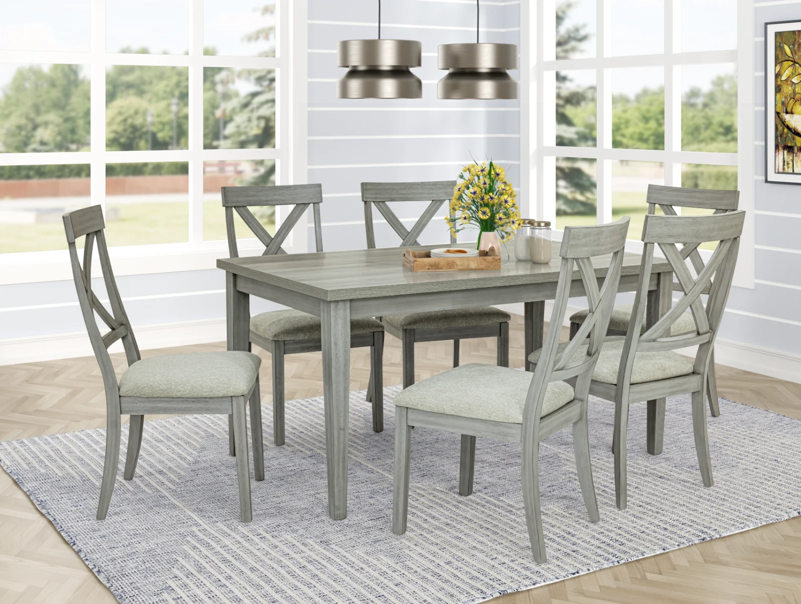 Miral - 7PC Dining Set