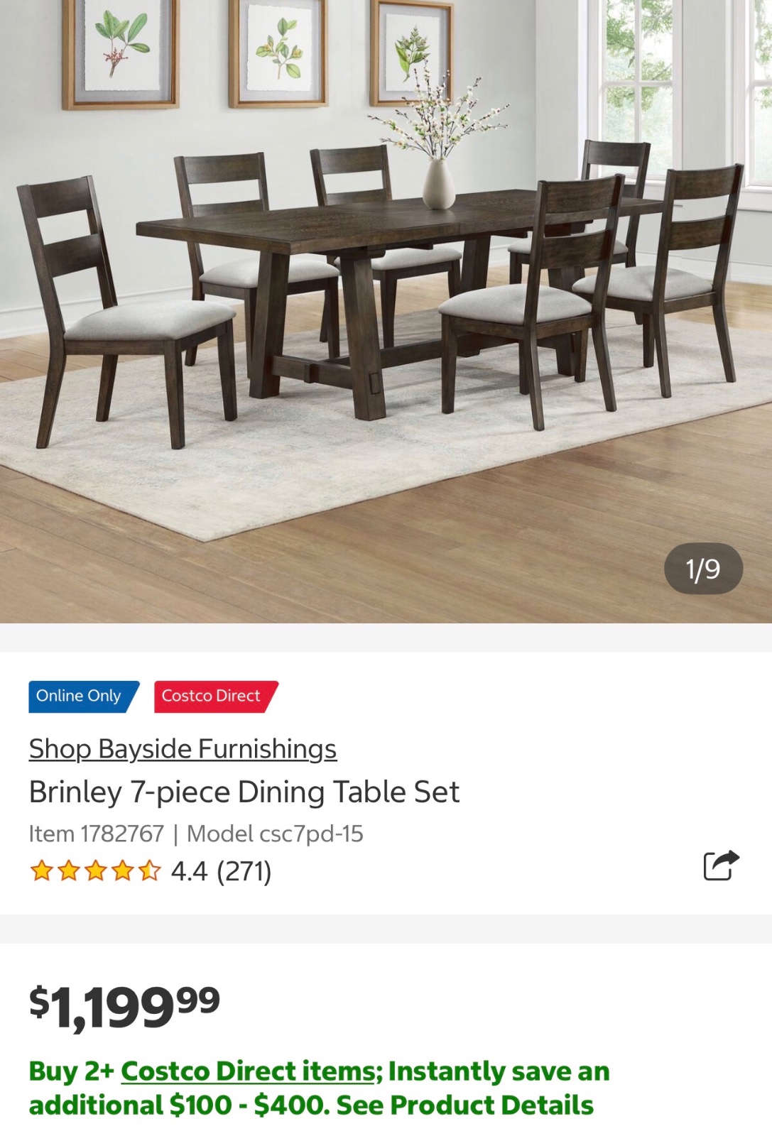 BRINLEY 7PC DIN SET — photo 3