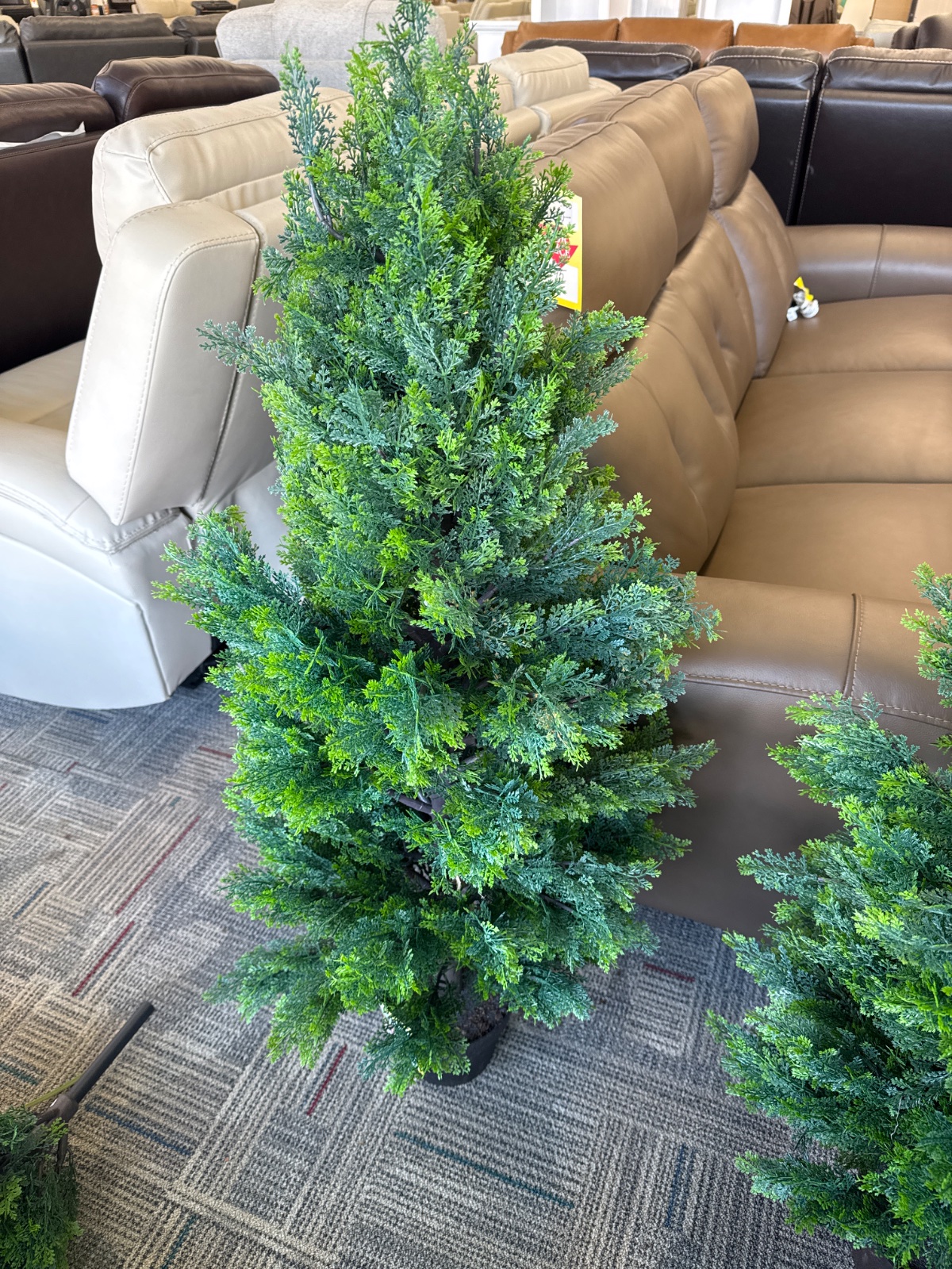 FAUX 4' CEDAR TREE 2PK